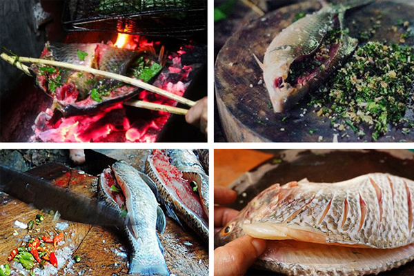 cách chế biến cá gác bếp của người Thái