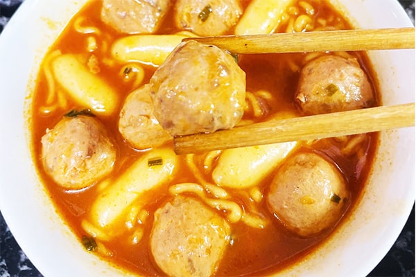 mỳ bò viên gân