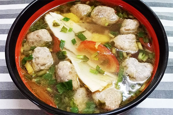 canh măng chả cá thác lác