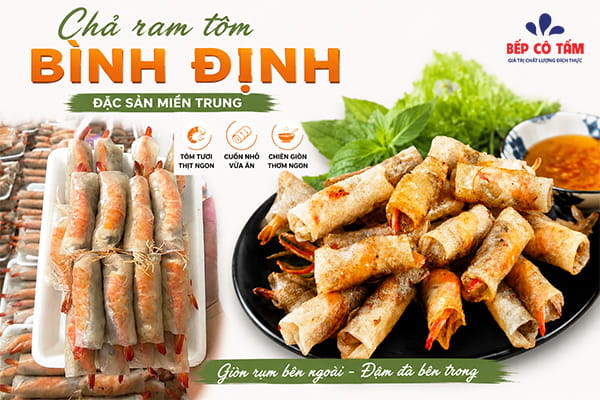 chả ram tôm bình định