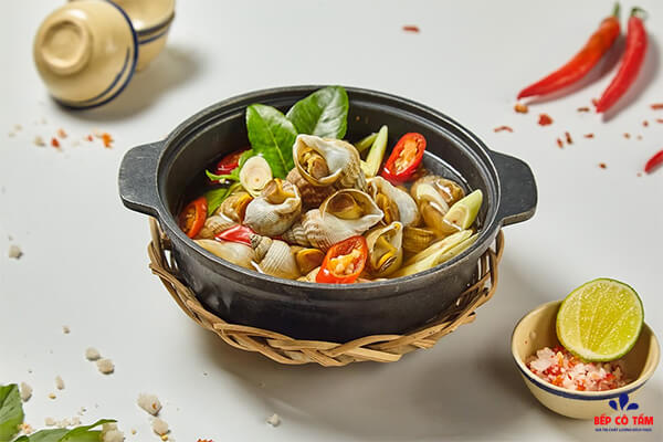 ốc bulot hấp xả