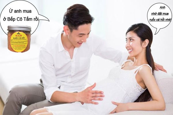 mua ruốc cá hồi cho bà bầu